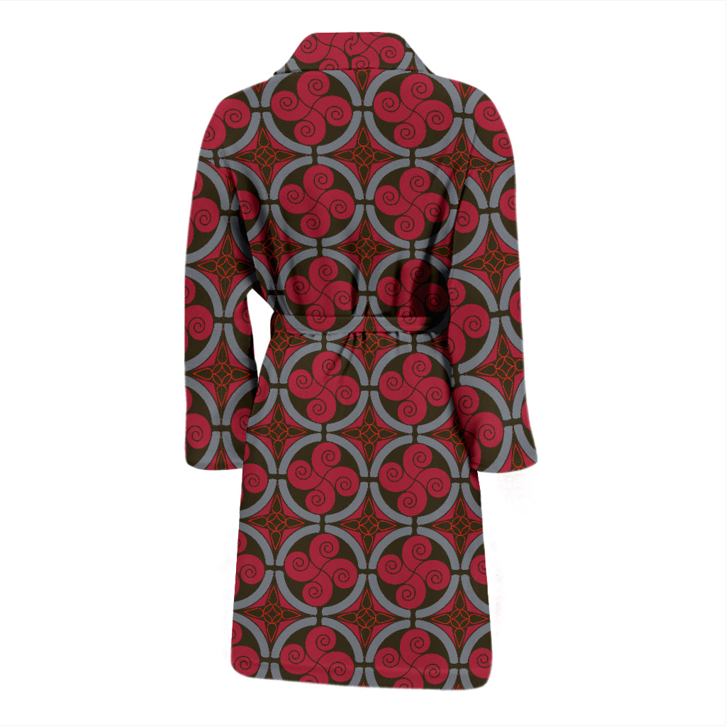 Vikings Print Design LKS301 Men Bathrobe
