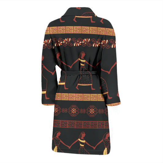 Ancient Greek Human Print Design LKS306 Men Bathrobe