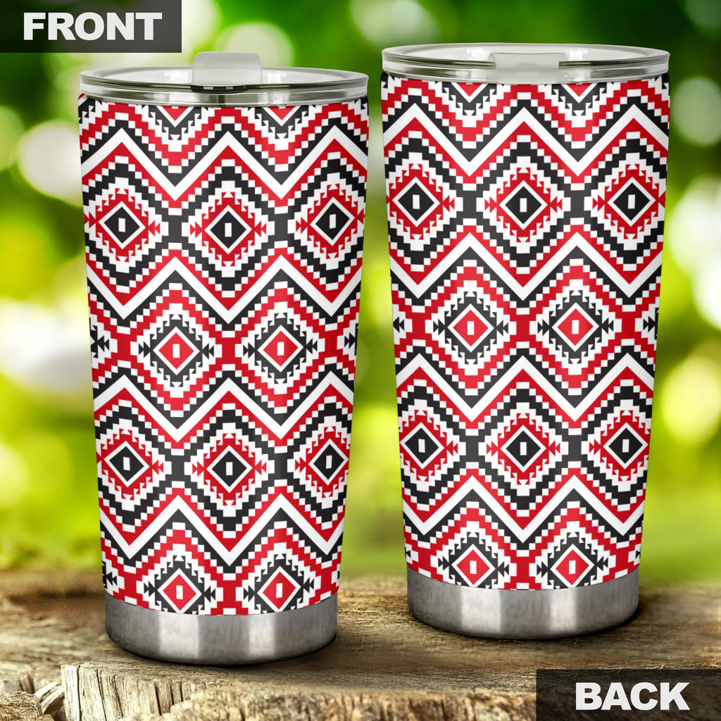 Native American Themed Tribal Print Tumbler