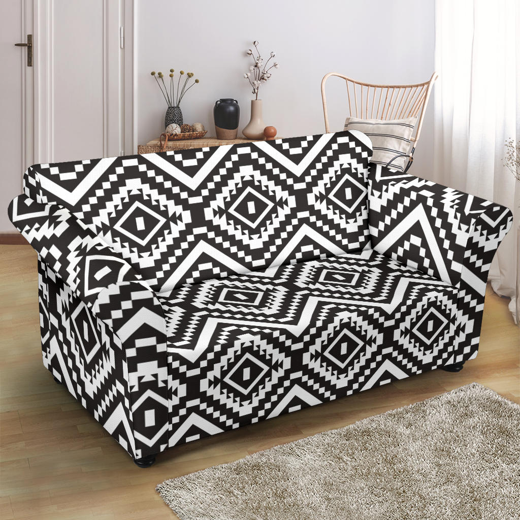 Tribal Pattern Print Design LKS303 Loveseat Couch Slipcover