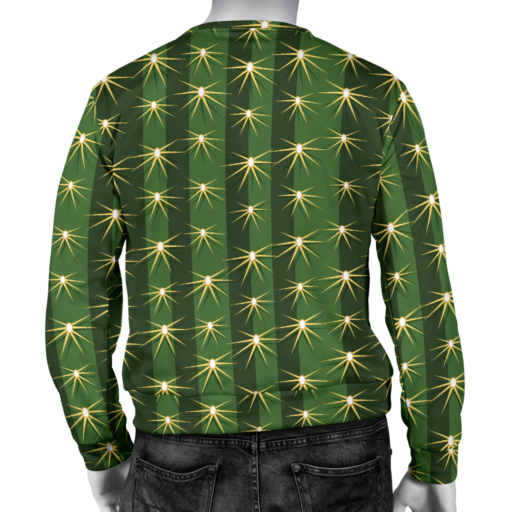 Cactus Skin Print Pattern Men Long Sleeve Sweatshirt