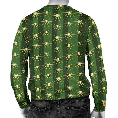 Cactus Skin Print Pattern Men Long Sleeve Sweatshirt