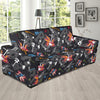 Rock and Roll Pattern Print Design A01 Sofa Slipcover