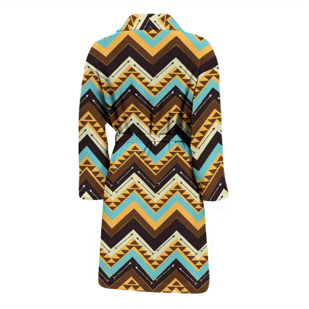 Southwest Pattern Print Design LKS301 Men Bathrobe