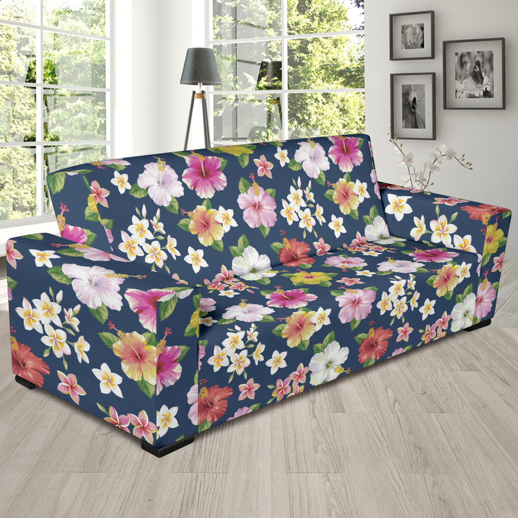 Hibiscus Sweet Print Design LKS304 Sofa Slipcover