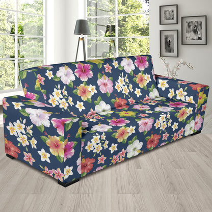 Hibiscus Sweet Print Design LKS304 Sofa Slipcover