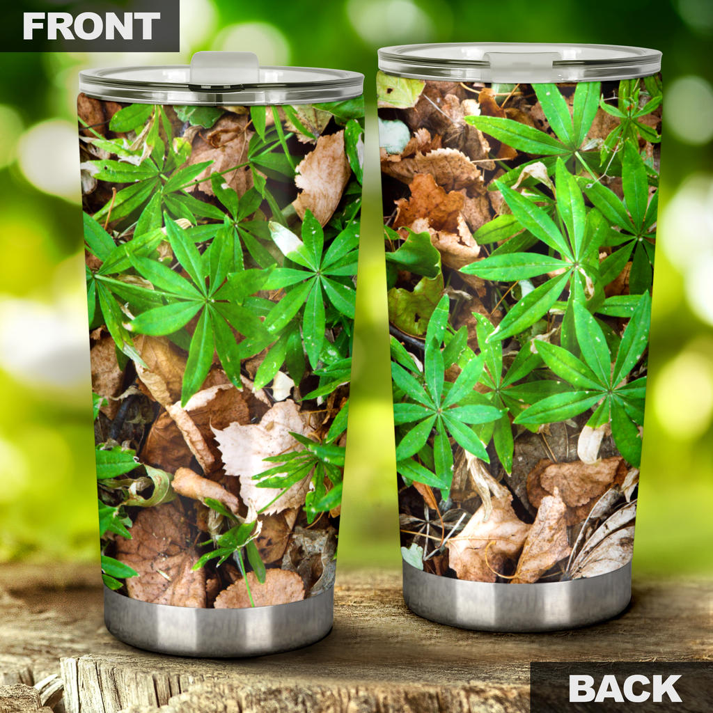 Camouflage Realistic Tree Fresh Print Tumbler