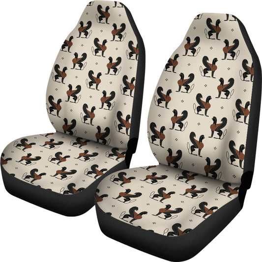 Ancient Greek Print Design LKS3010 Car Seat Covers