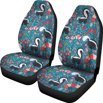 Skunk Print Design LKS302 Car Seat Covers