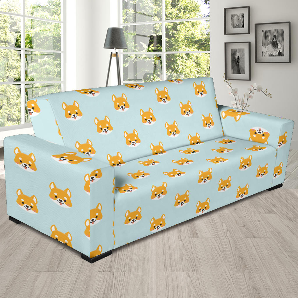 Shiba Inu Print Design LKS301 Sofa Slipcover