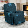 Sea Turtle Print Design LKS308 Recliner Slipcover