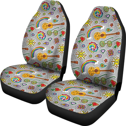 Hippie Print Design LKS306 Car Seat Covers