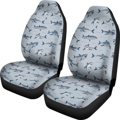 Shark Print Design LKS304 Car Seat Covers
