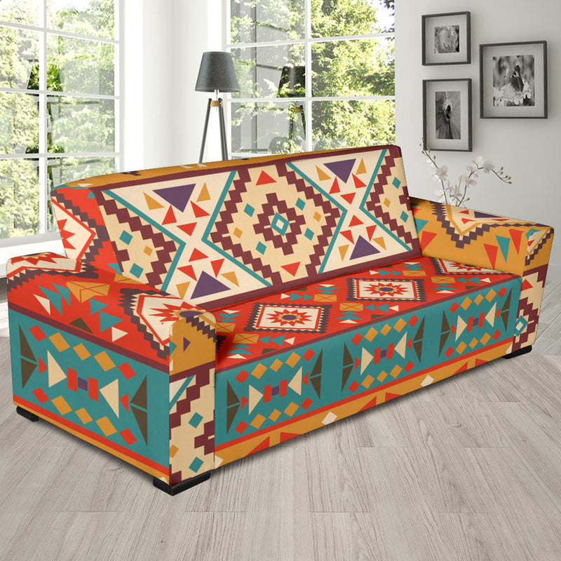 Navajo Pattern Print Design A01 Sofa Slipcover