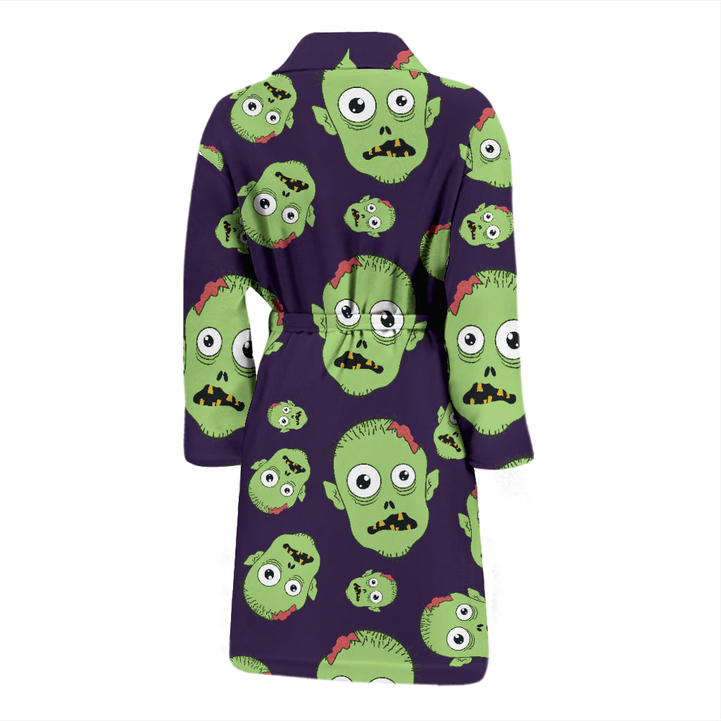 Zombie Print Design LKS303 Men Bathrobe