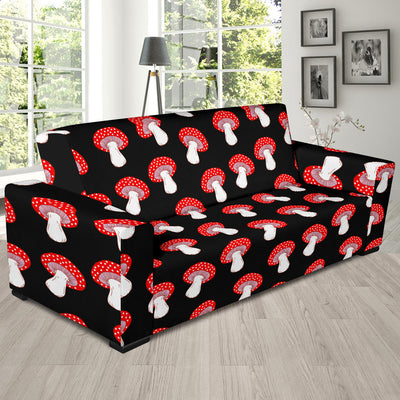 Mushroom Pattern Print Design A02 Sofa Slipcover