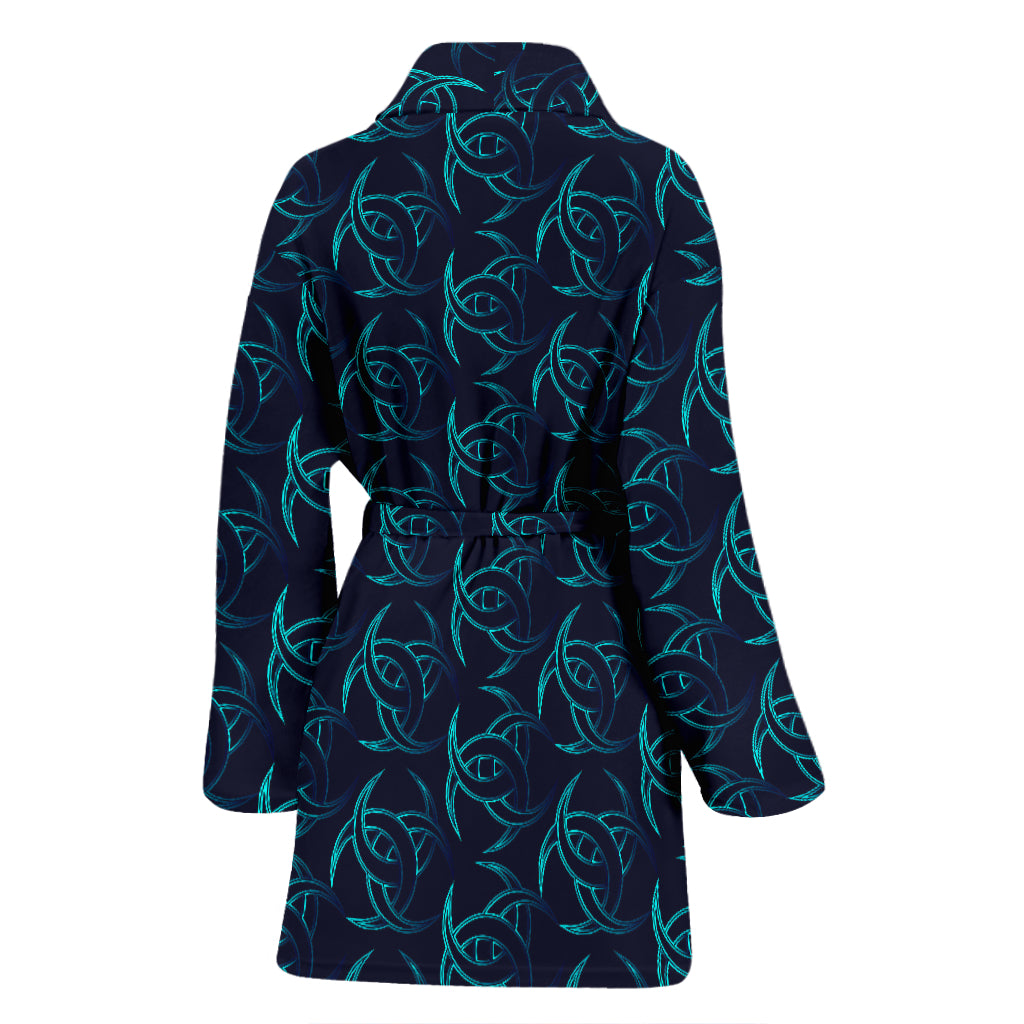 Vikings Print Design LKS302 Women Bathrobe