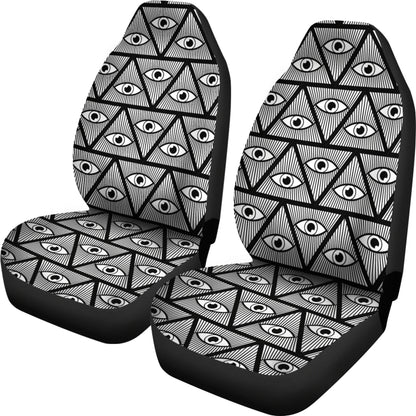 Third Eye Pattern Print Design LKS304 Car Seat Covers