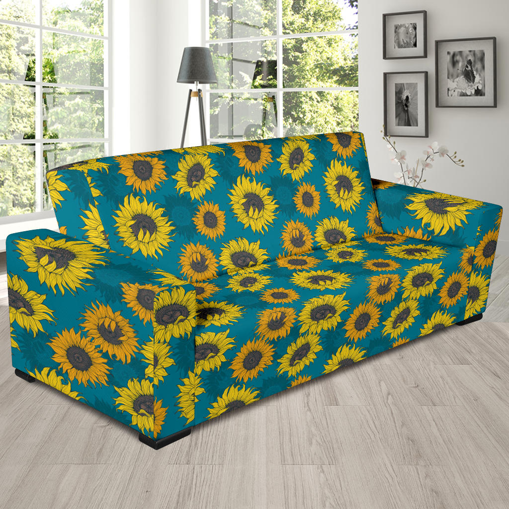 Sunflower Print Design LKS301 Sofa Slipcover