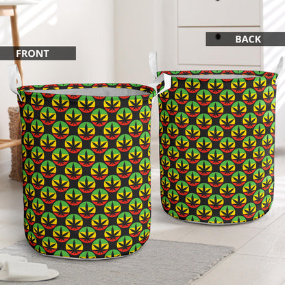 Rasta Reggae Color Design Laundry Basket
