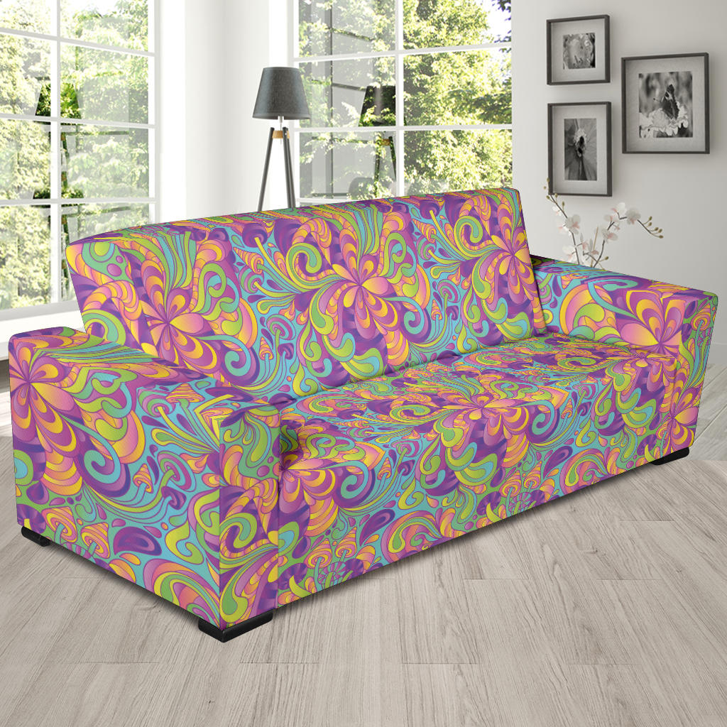 Trippy Print Design LKS306 Sofa Slipcover