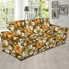 Lily Pattern Print Design 01 Sofa Slipcover