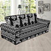 Llama Aztec Style Pattern Print Design 01 Sofa Slipcover