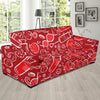 Phlebotomist Pattern Print Design A02 Sofa Slipcover