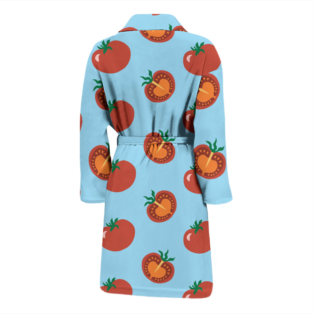 Tomato Print Design LKS304 Men Bathrobe