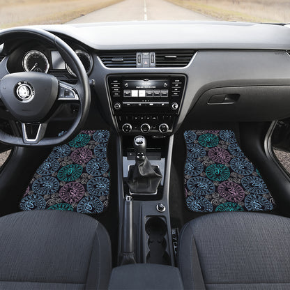 Eye of Horus Ethnic Pattern Car Floor Mats Front Back