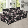 Crane Pattern Print Design 01 Sofa Slipcover