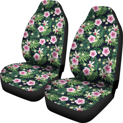 Hibiscus Tropical Print Design LKS309 Car Seat Covers
