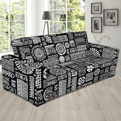 Polynesian Pattern Print Design A02 Sofa Slipcover