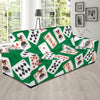 Poker Cards Pattern Print Design A03 Sofa Slipcover