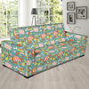 Beach Scene Pattern Print Design 02 Sofa Slipcover