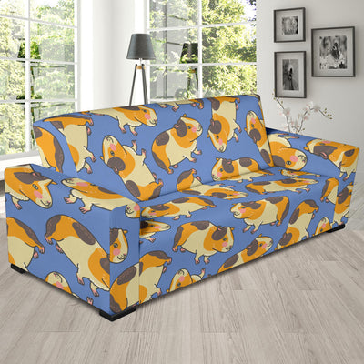 Guinea Pig Pattern Print Design 01 Sofa Slipcover