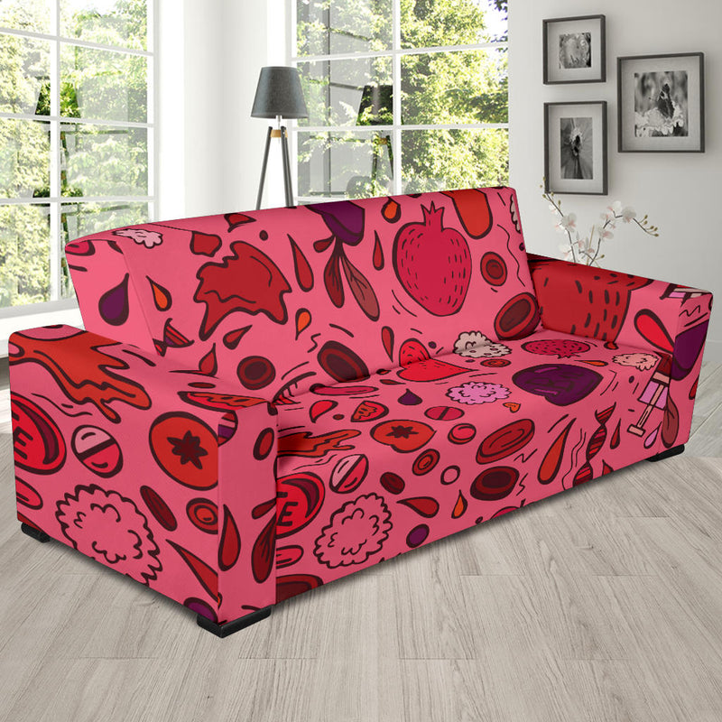 Phlebotomist Pattern Print Design A01 Sofa Slipcover