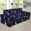 Sailing Ships Pattern Print Design A03 Sofa Slipcover