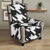 Cat HoundstoothPattern Print Design 01 Armchair Cover Protector