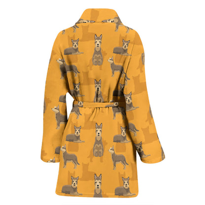 Berger Picard Pattern Print Design 01 Women Bathrobe