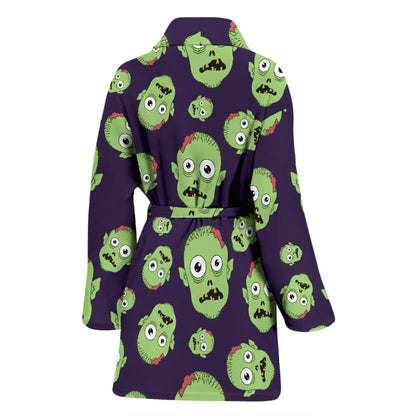 Zombie Print Design LKS303 Women Bathrobe