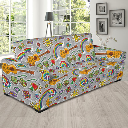 Hippie Print Design LKS306 Sofa Slipcover