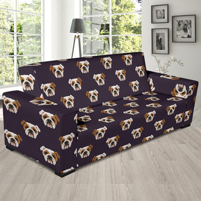 Bulldogs Pattern Print Design 03 Sofa Slipcover