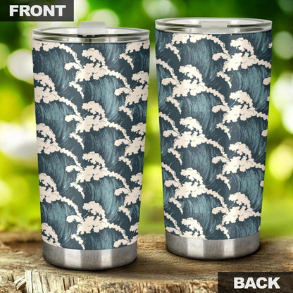 Wave Art Print Tumbler