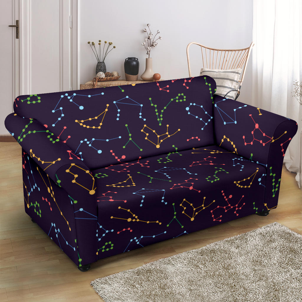 Zodiac Print Design LKS301 Loveseat Couch Slipcover