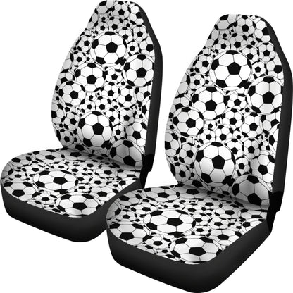 Soccer Ball Print Design LKS301 Car Seat Covers