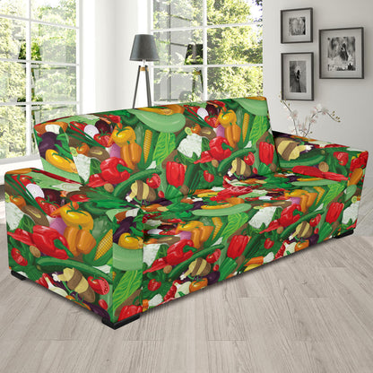 Salad Mix Vegetableprint Design LKS301 Sofa Slipcover