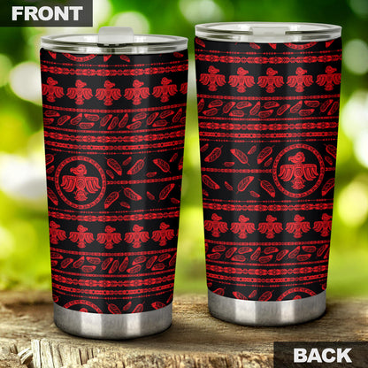 Native American Eagle Themed Print Tumbler