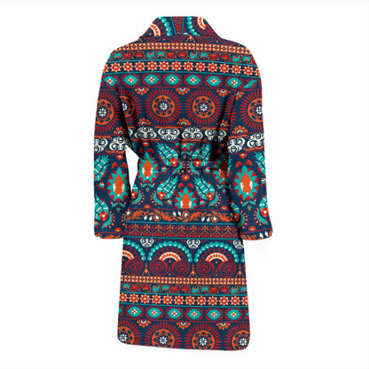 Suzani Print Design LKS302 Men Bathrobe