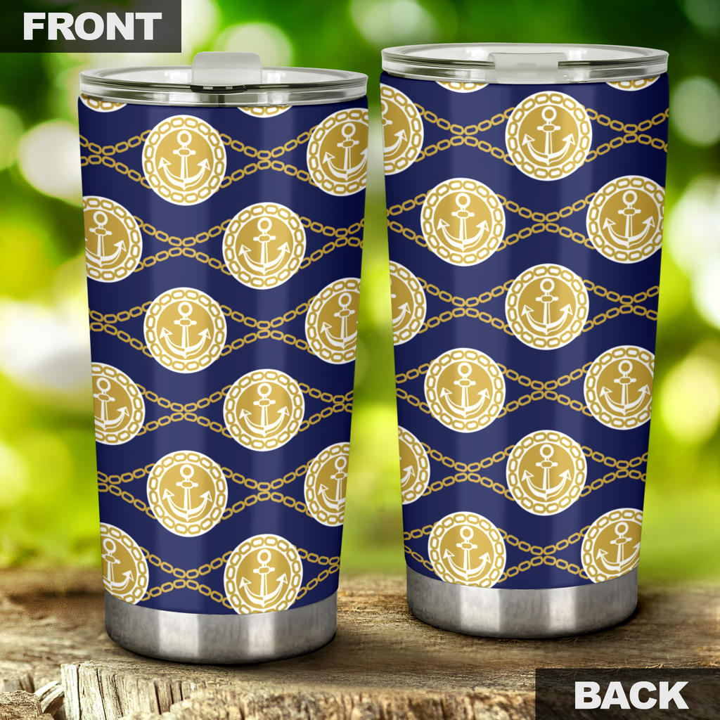 Anchor Luxury Pattern Tumbler